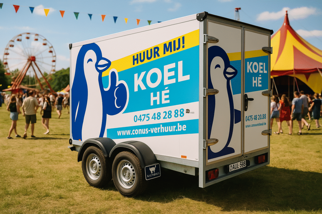 Koelwagen op evenement